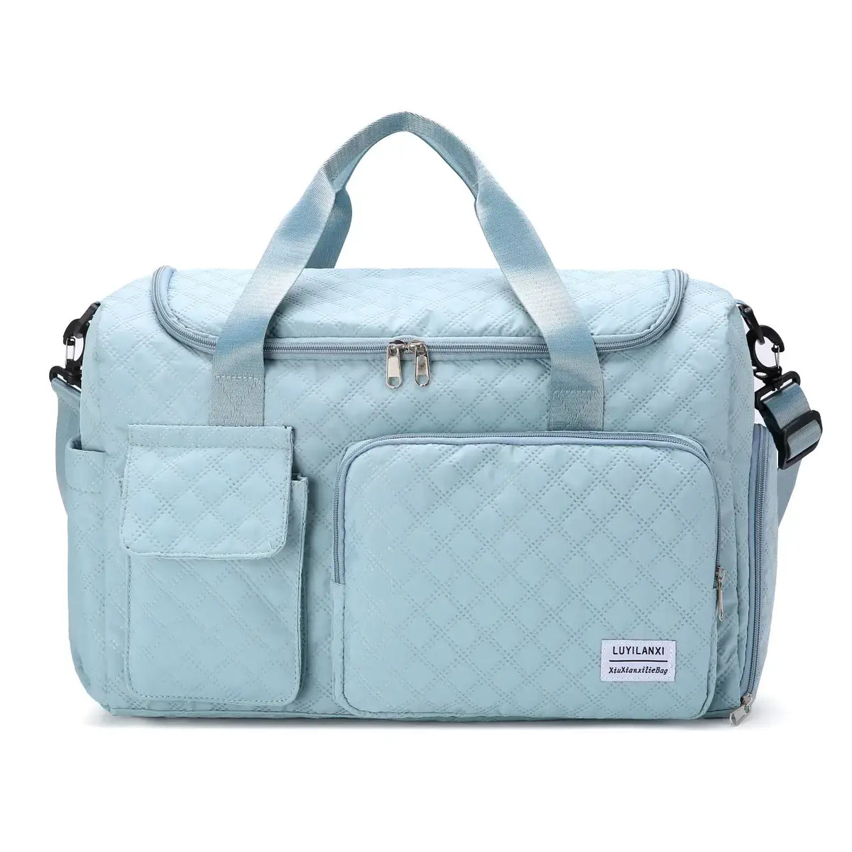 Pink Oxford Travel & Gym Bag