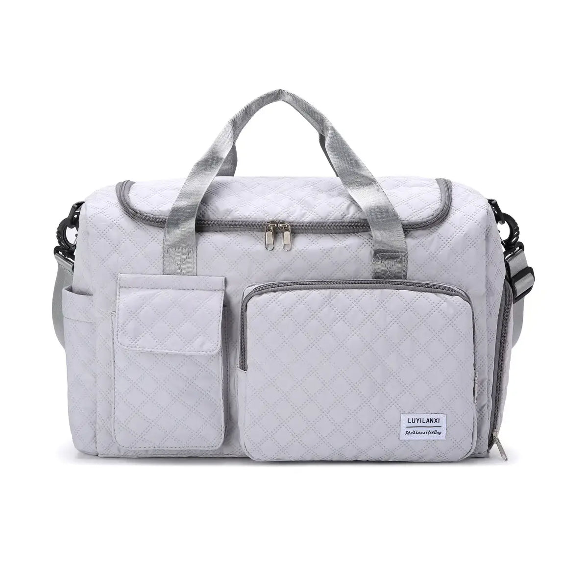 Pink Oxford Travel & Gym Bag