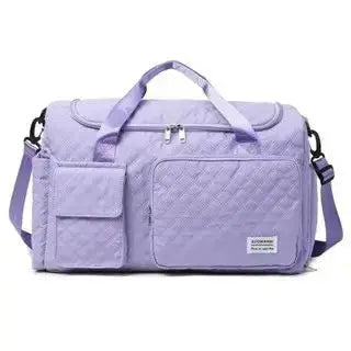 Pink Oxford Travel & Gym Bag