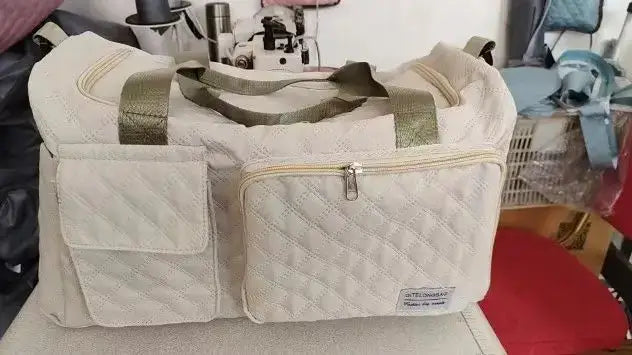 Pink Oxford Travel & Gym Bag