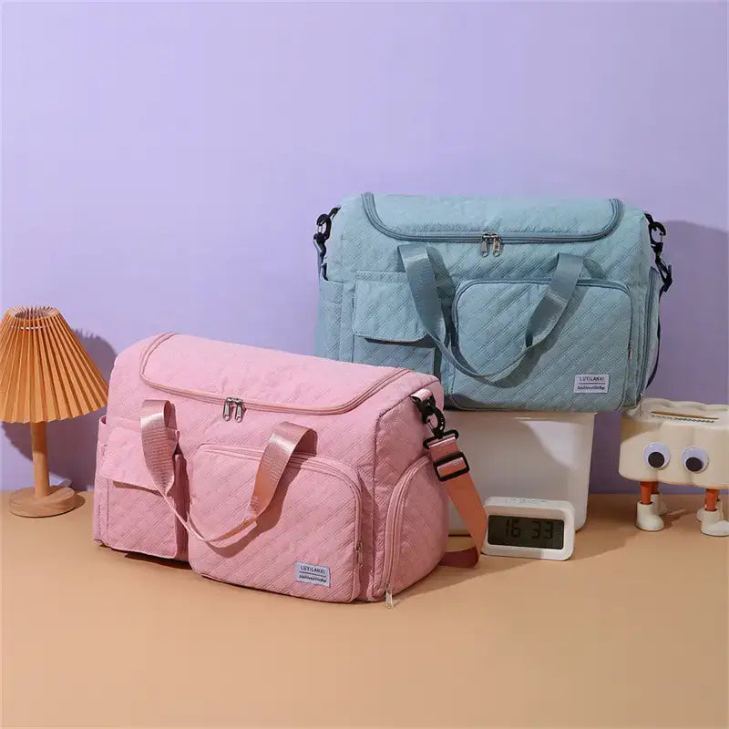 Pink Oxford Travel & Gym Bag