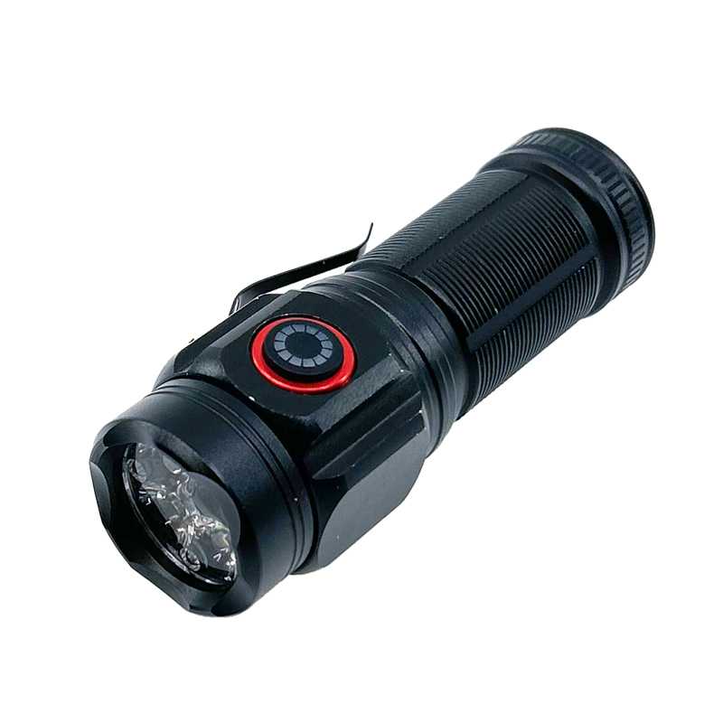 3-Core LED Rechargeable Tactical Flashlight