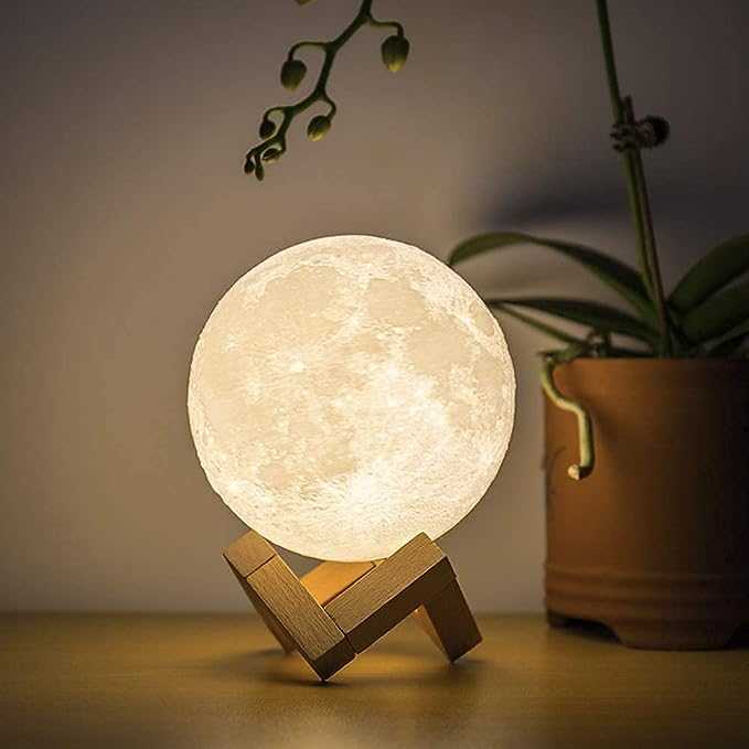 3D Moon Lamp 3 Colours