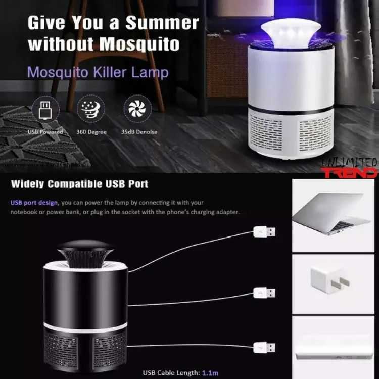 EXORT LED Mosquito Trap (USB Powered)