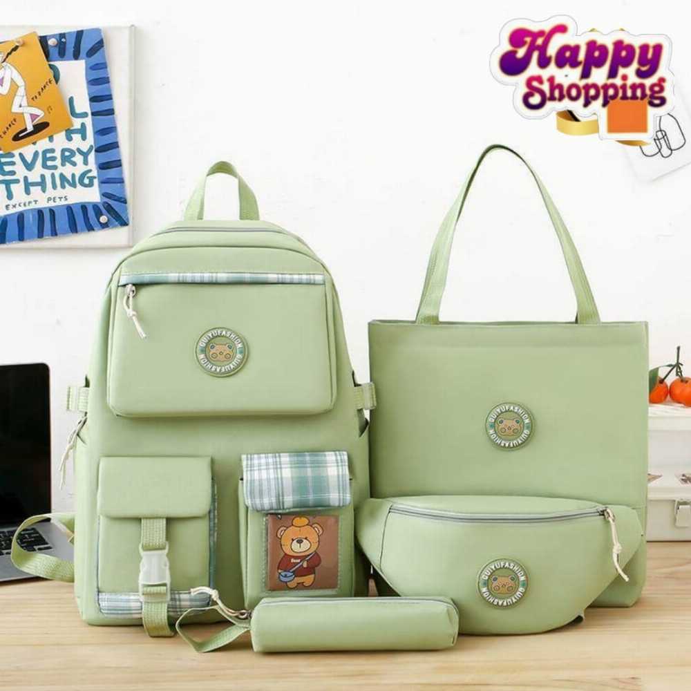 4-Piece School Bag & Backpack Set for Girls