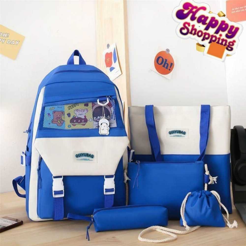 4-Piece School Bag & Backpack Set for Girls