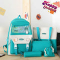 4-Piece School Bag & Backpack Set for Girls