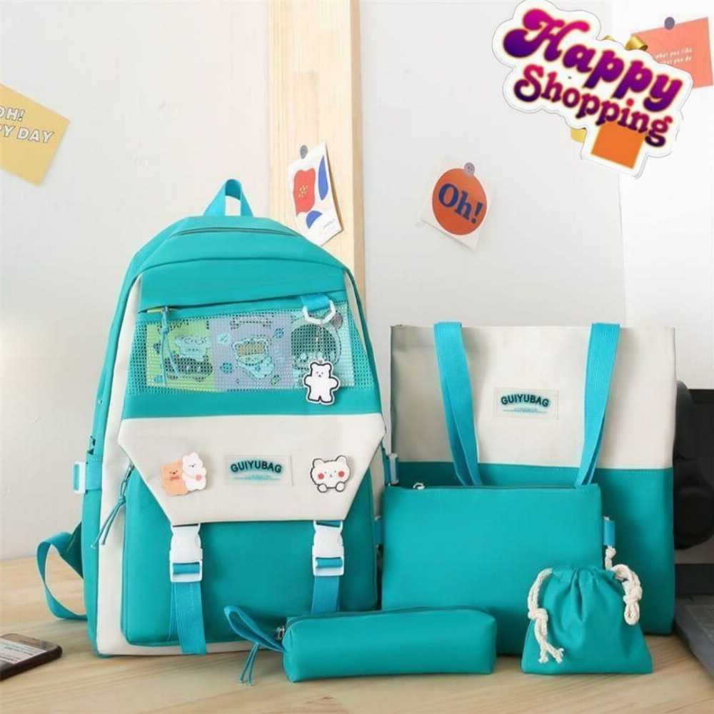 4-Piece School Bag & Backpack Set for Girls