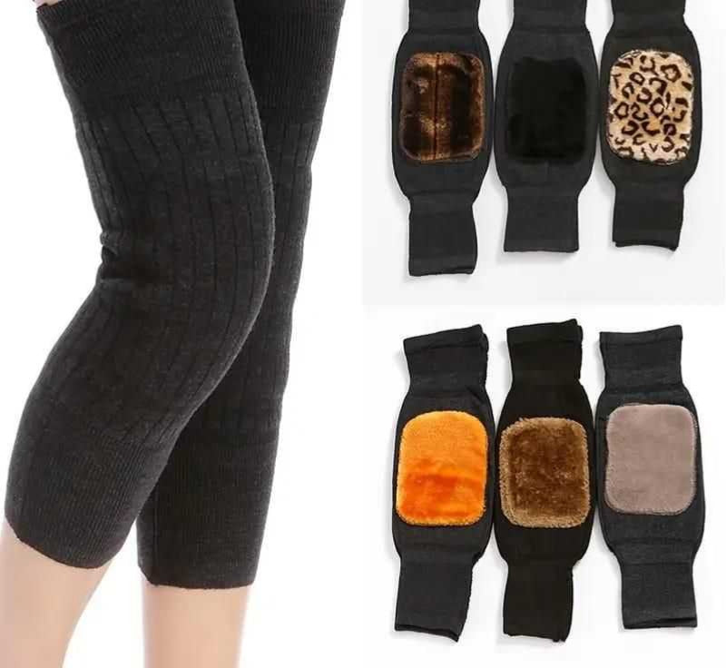 Winter Wool Knee Warmers (Pair)