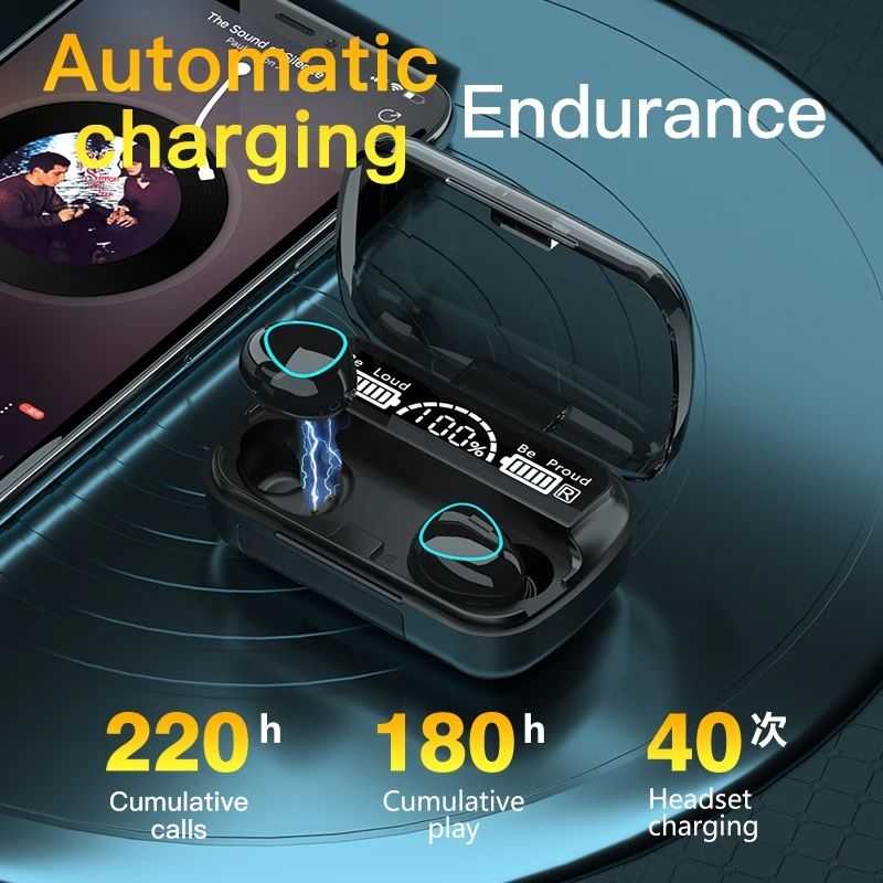 Headset Waterproof 9D Hifi Quality Earbuds
