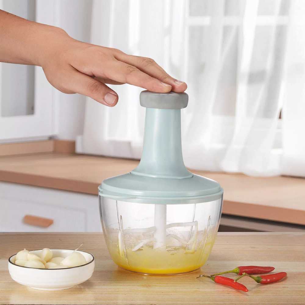 Hand Press Vegetable Cutter & Chopper (2L)