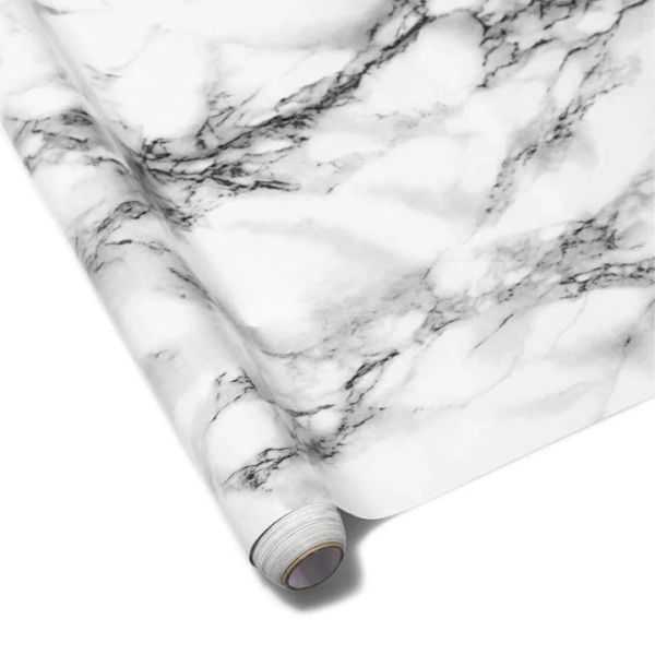 Marble Pattern Kitchen Wallpaper (Waterproof, Self-Adhesive)