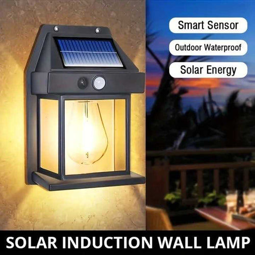 Solar Motion Sensor Security Wall Lamp