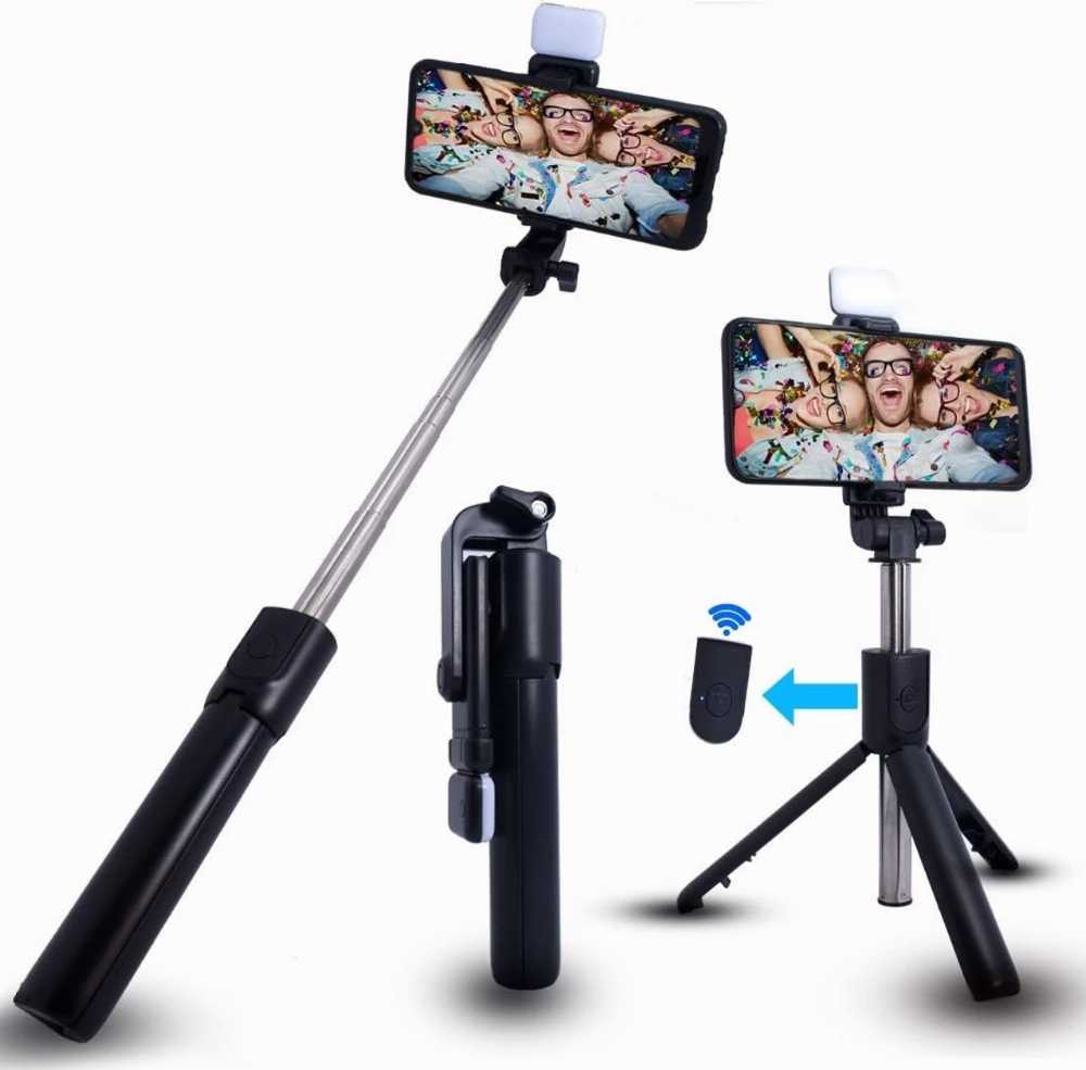 Q07 Bluetooth Integrated Selfie Stick Tripod