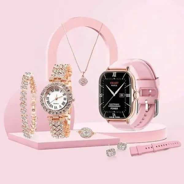 A59 Plus Ladies Smartwatch 5-in-1 Gift Set
